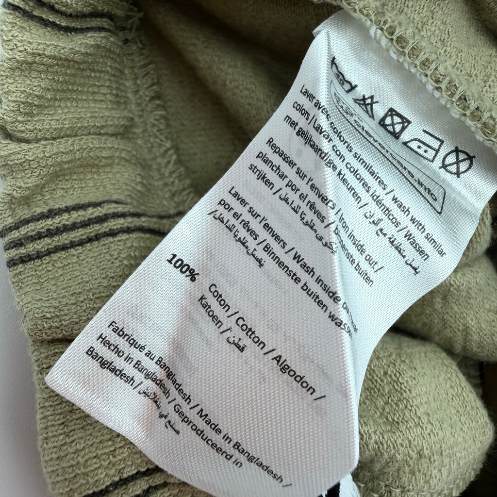 Pantalon bébé rayé - 6 mois