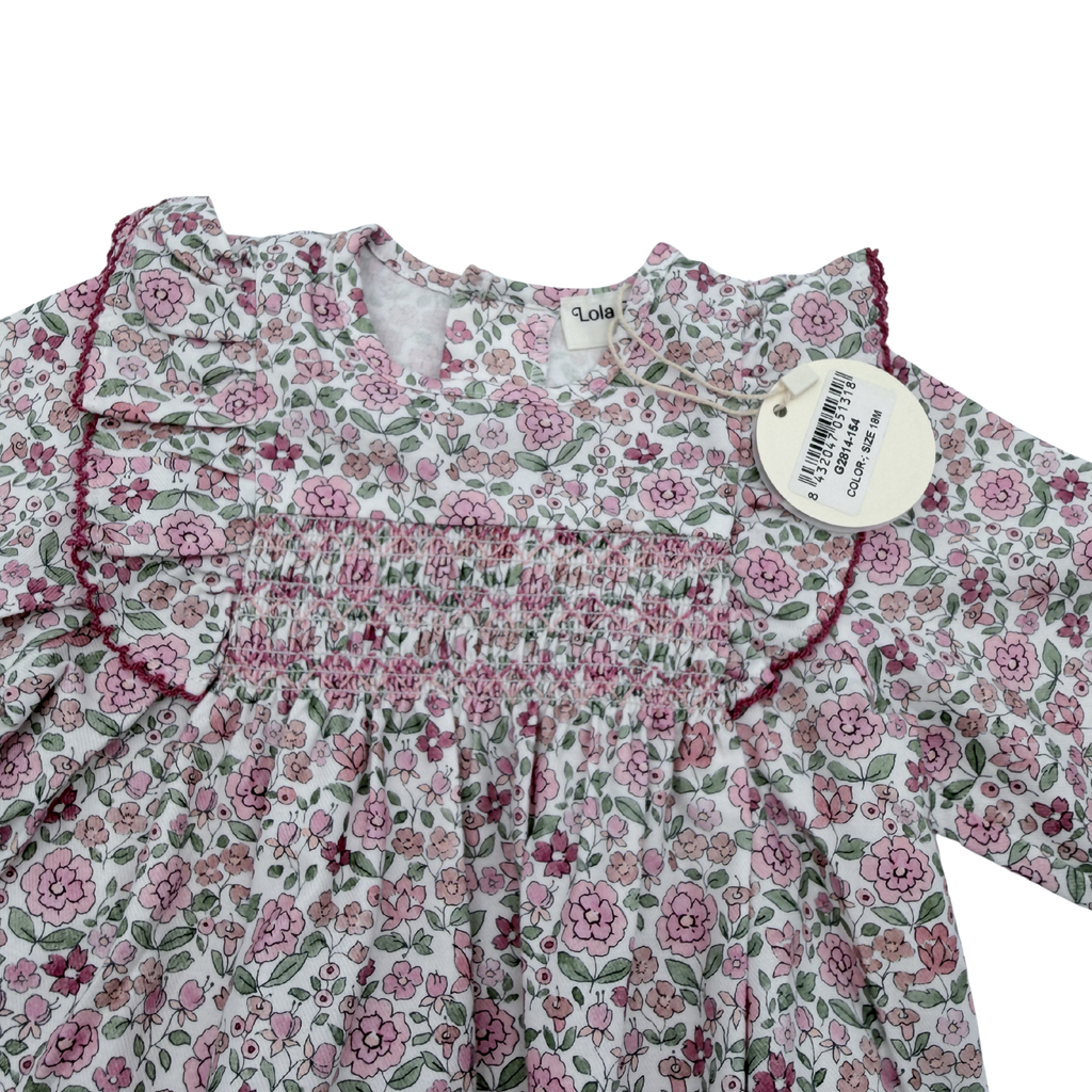 Barboteuse bébé manches longues liberty - 18 mois
