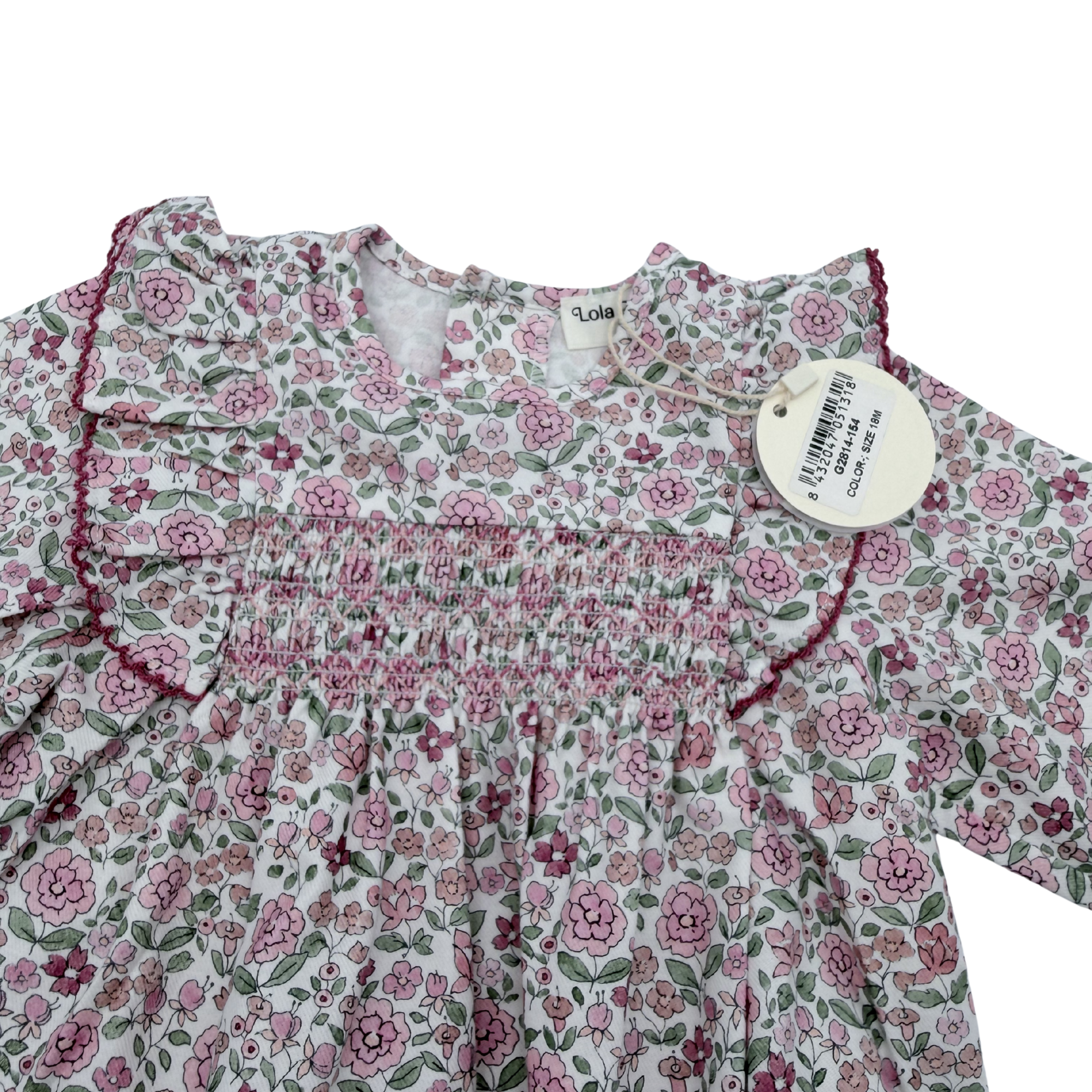 Barboteuse bébé manches longues liberty - 18 mois