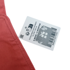 Salopette short corail à ceinture fleurie — 9 mois
