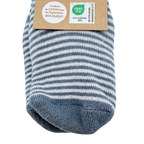 Chaussettes bleues rayées antidérapantes – 23-26