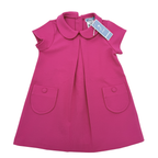 Robe fuchsia à col Claudine — 24 mois