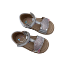 Sandales bébé argentées à nuage pailleté — 22