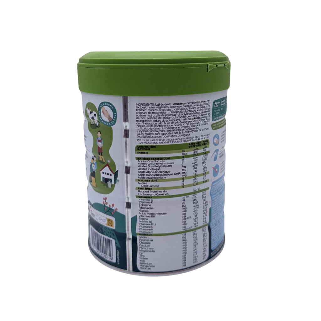 Lait de croissance bio 3e âge — 800 g
