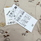 Chemise bébé imprimé safari — 3 mois