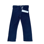 Pantalon bleu marine en velours côtelé - 2 ans