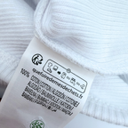 Body bébé blanc sans manches col broderie anglaise — 6 mois
