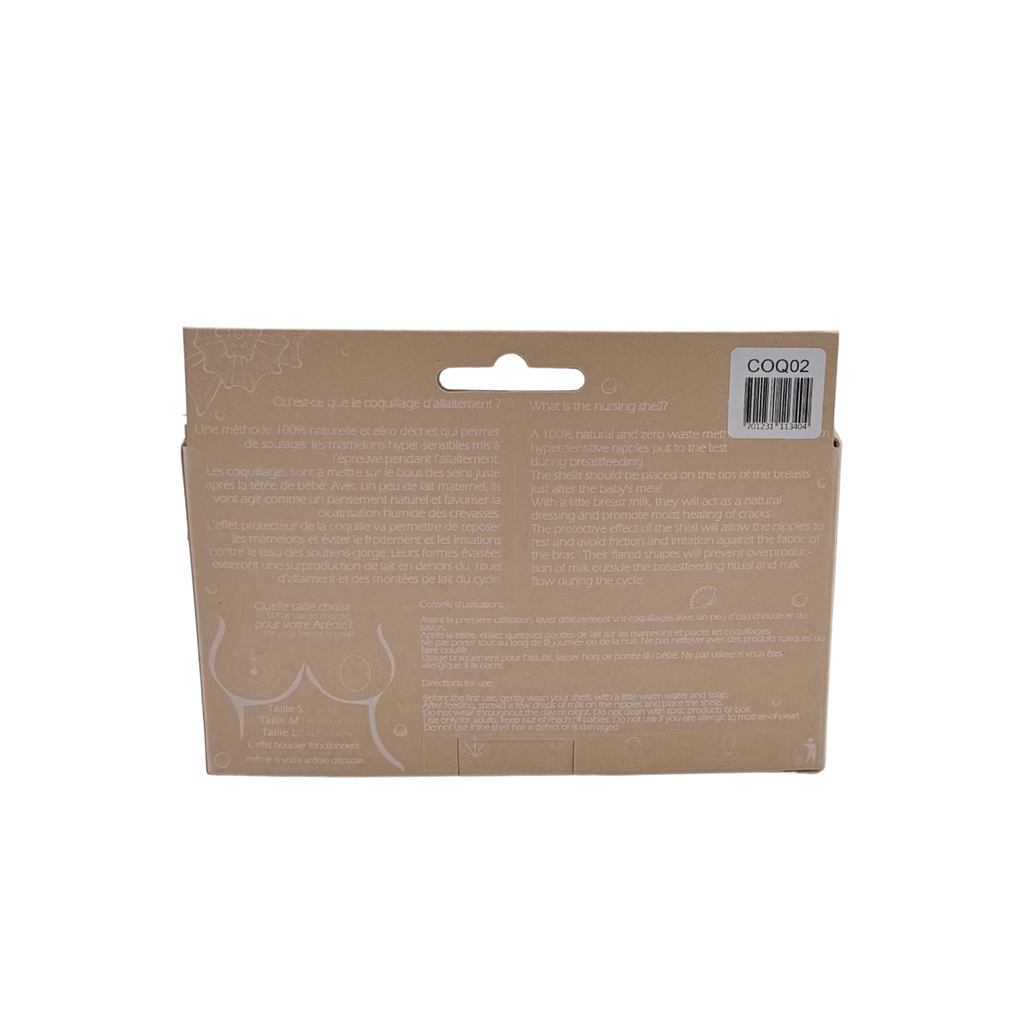Coquillages d’allaitement naturels – Taille M