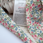Turban de bain fleuri — 6-9 mois