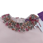 T-shirt rose col liberty — 6 mois
