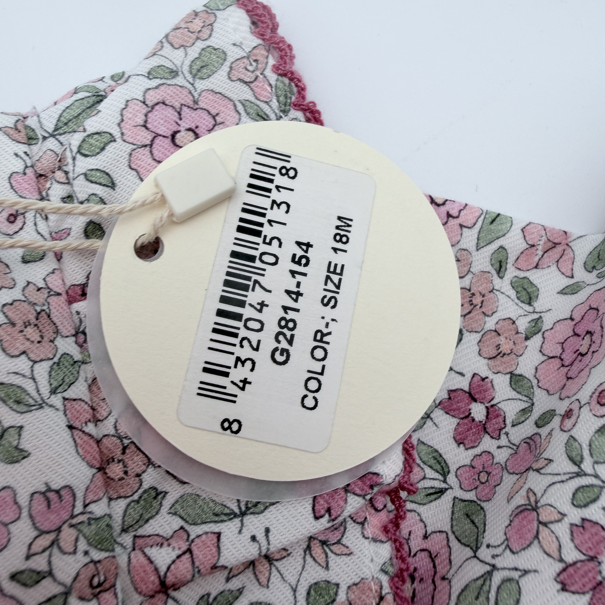 Barboteuse bébé manches longues liberty - 18 mois