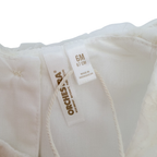 Robe de cérémonie bébé avec culotte intégrée écrue – 6 mois