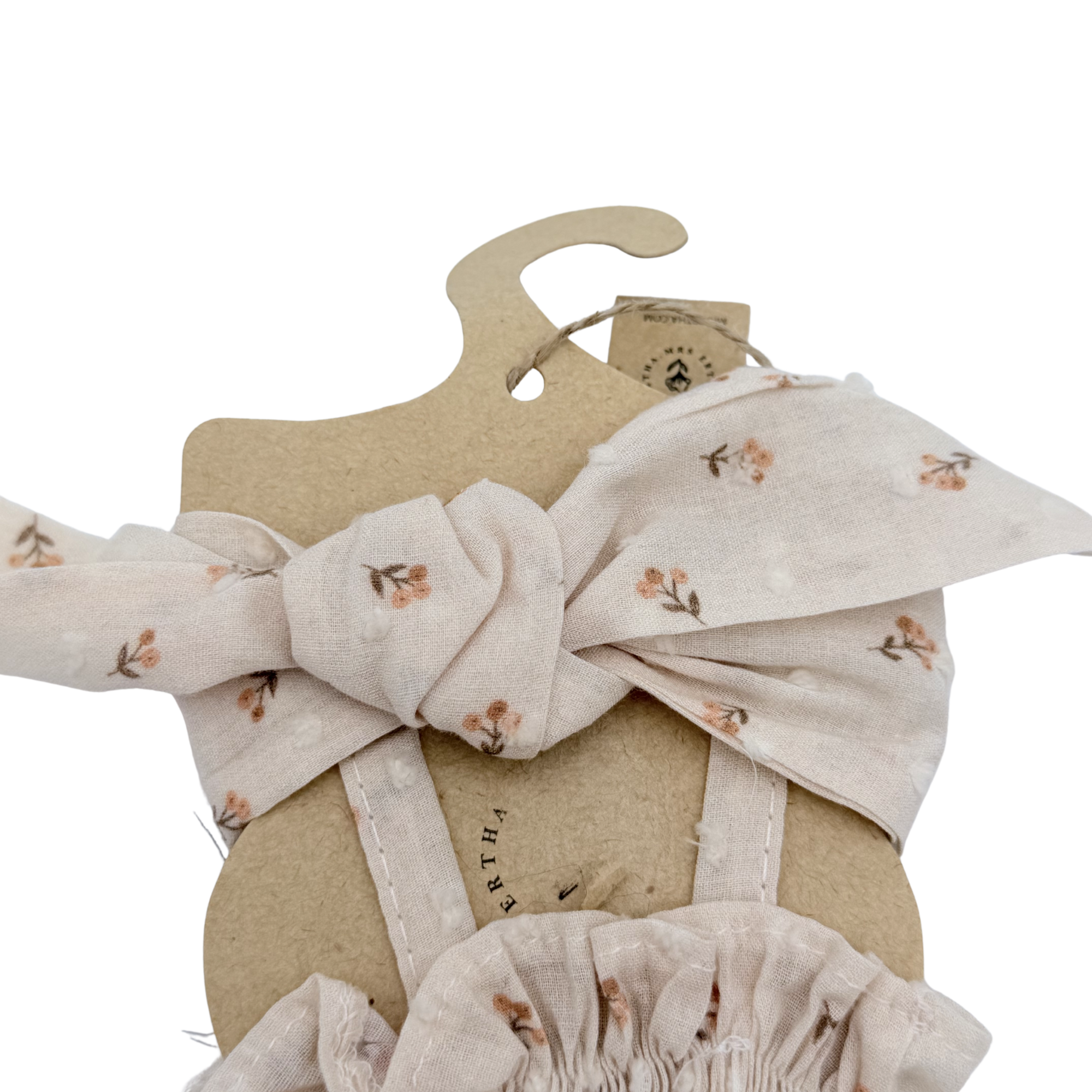 Tenue fleurie pour poupée 34-36 cm