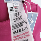 Robe fuchsia à col Claudine — 24 mois