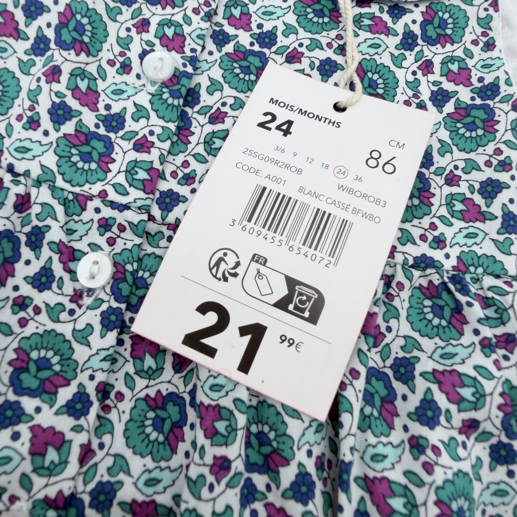 Robe fleurie — 24 mois