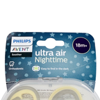 Lot de 2 sucettes Ultra Air Nighttime 18 mois et +