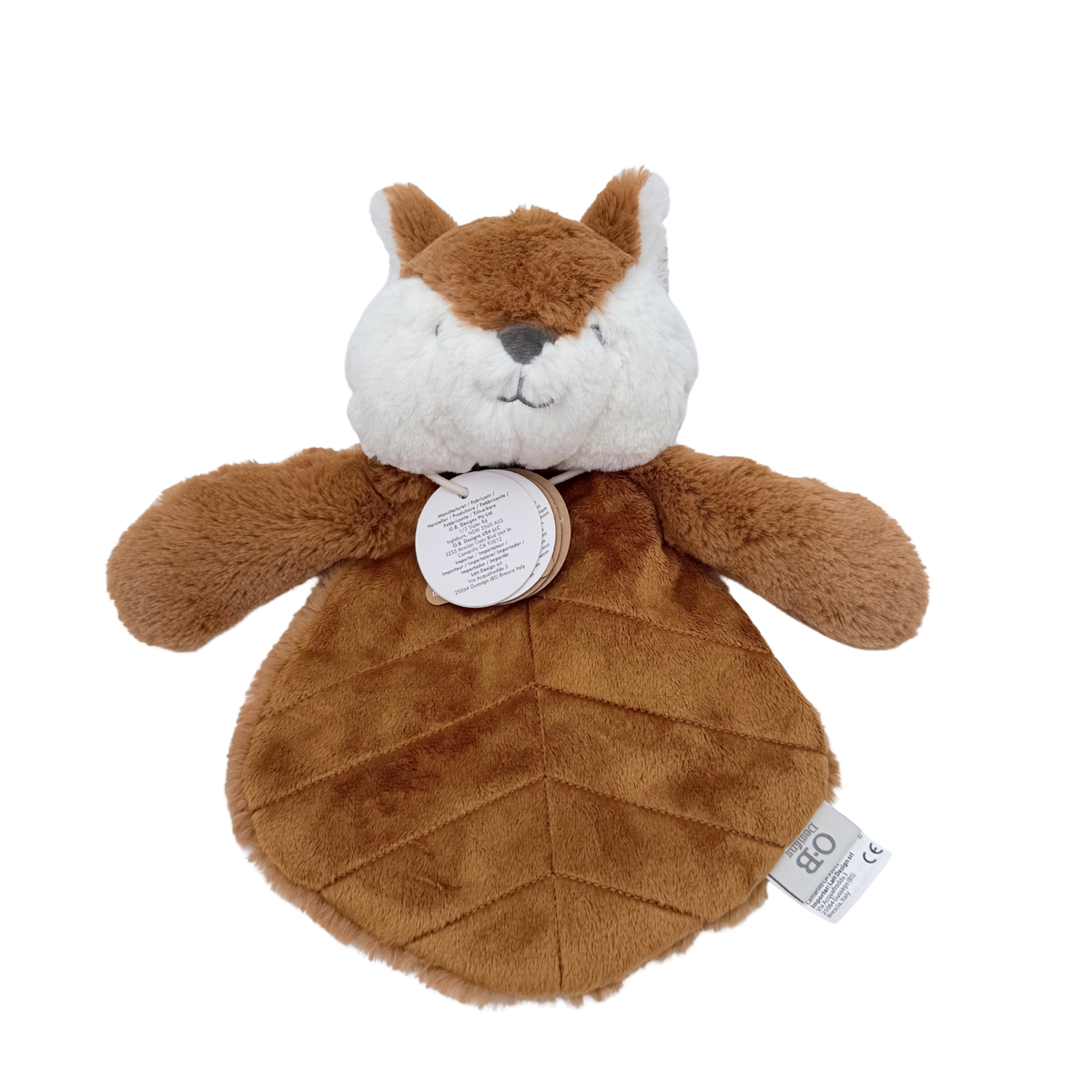 Doudou peluche renard cuivré – 30 cm