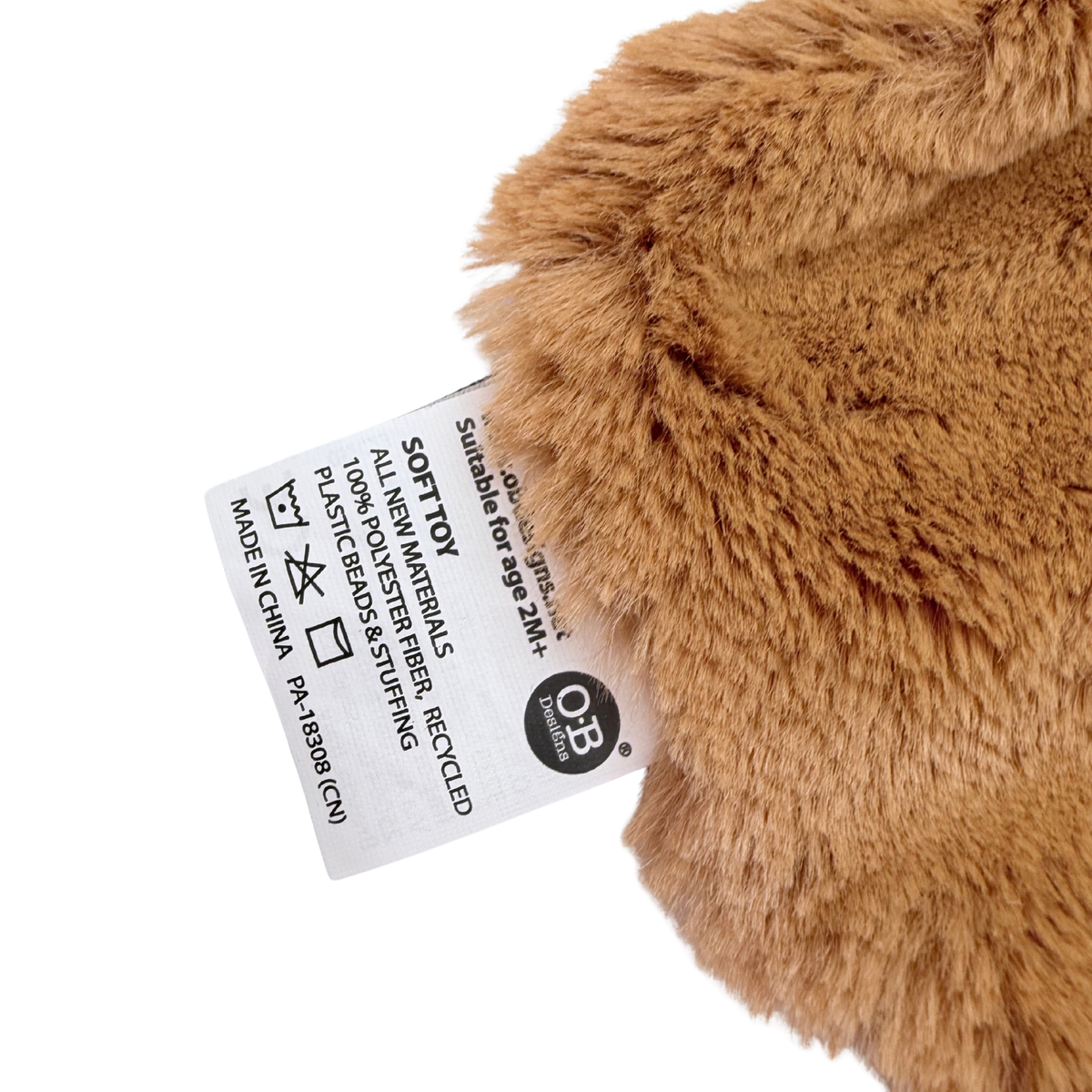 Doudou peluche renard cuivré – 30 cm