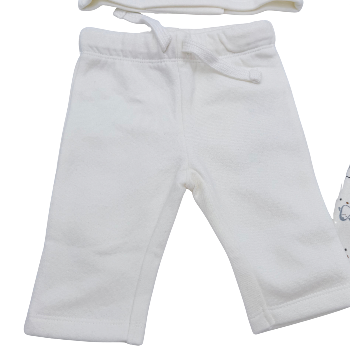 Lot de 2 ensembles bébé écrus motif pingouins - Naissance