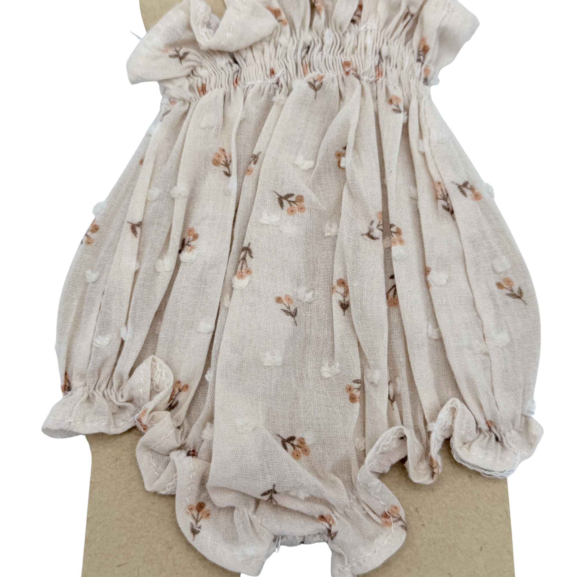 Tenue fleurie pour poupée 34-36 cm
