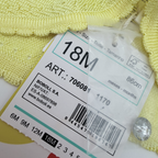 Boléro maille jaune — 18 mois