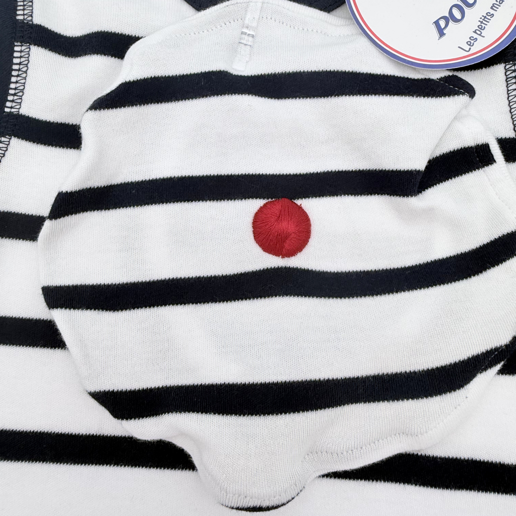 Barboteuse marinière avec béret — 9 mois