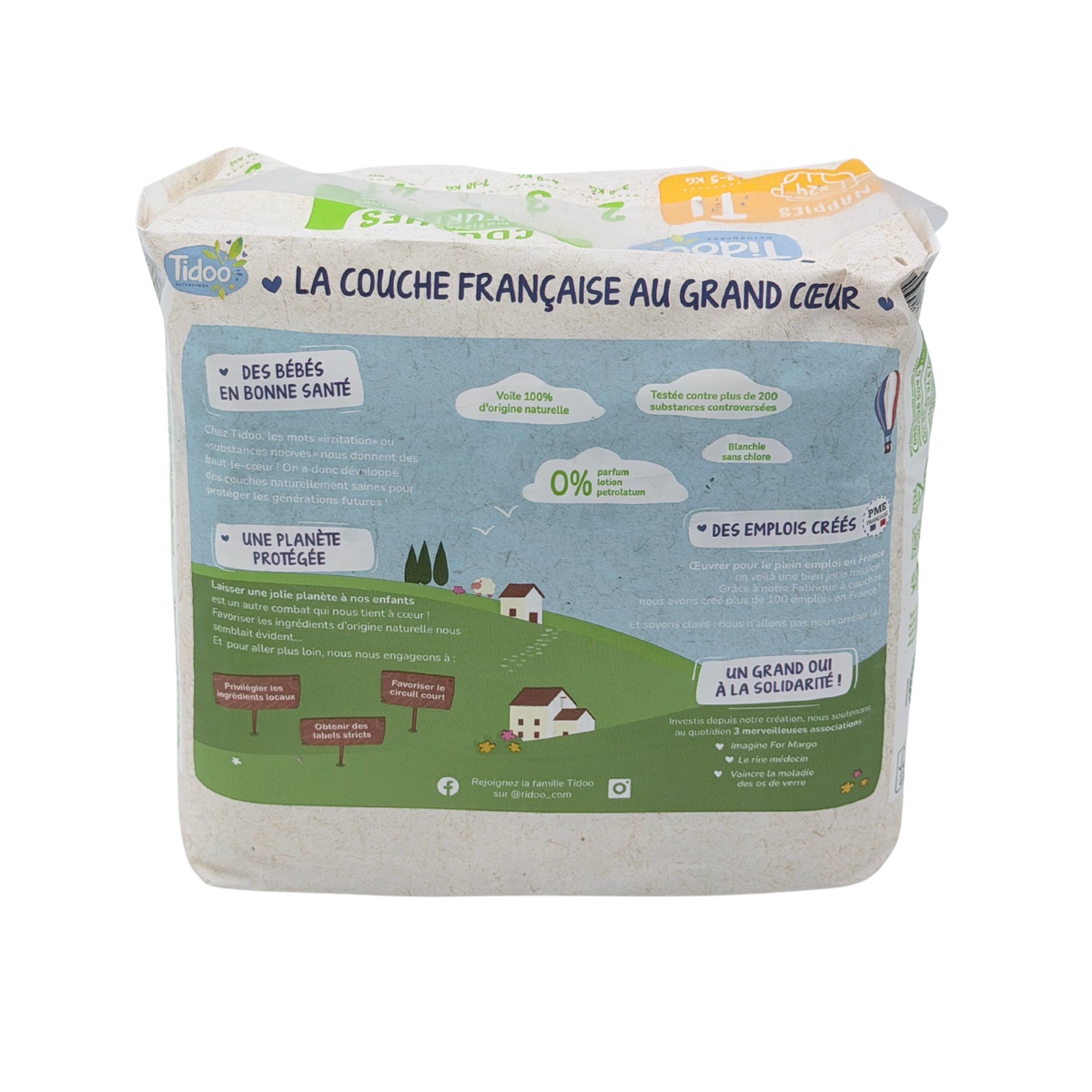 Couches bébé taille 1 – 2 à 5 kg – 24 pièces