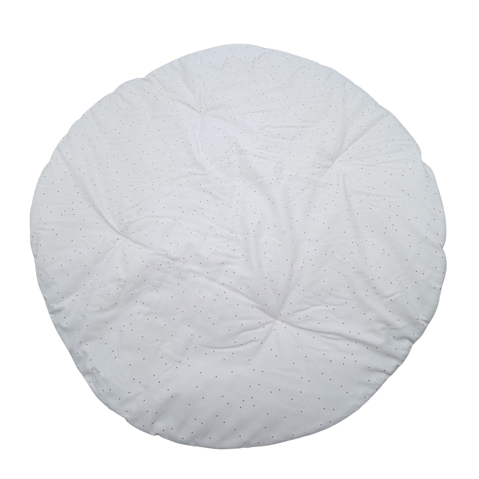 Tapis de jeu rond Fluffy — Honey Sweet Dots / Natural