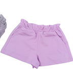 Lot de 2 shorts à volants violet et gris — 2 ans
