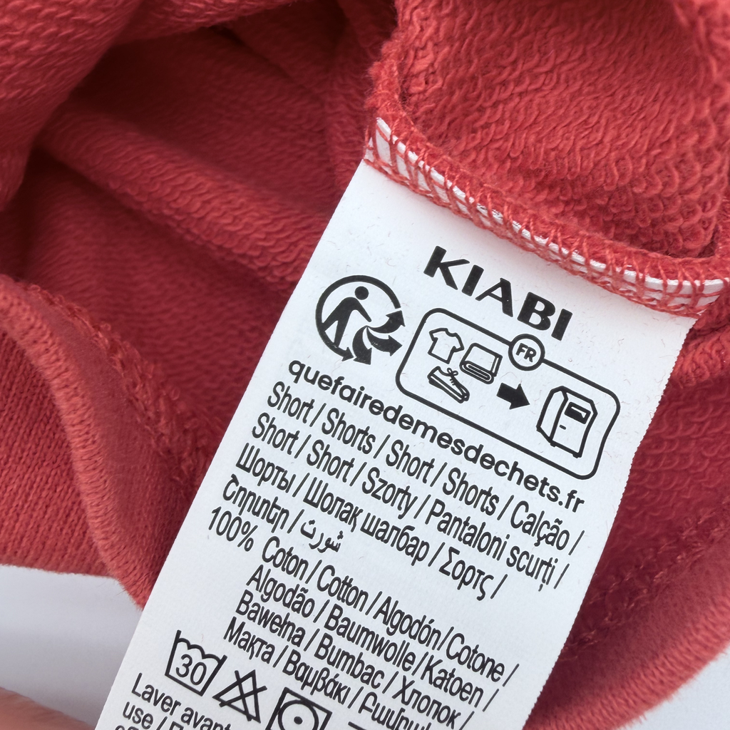 Short rouge — 12 mois