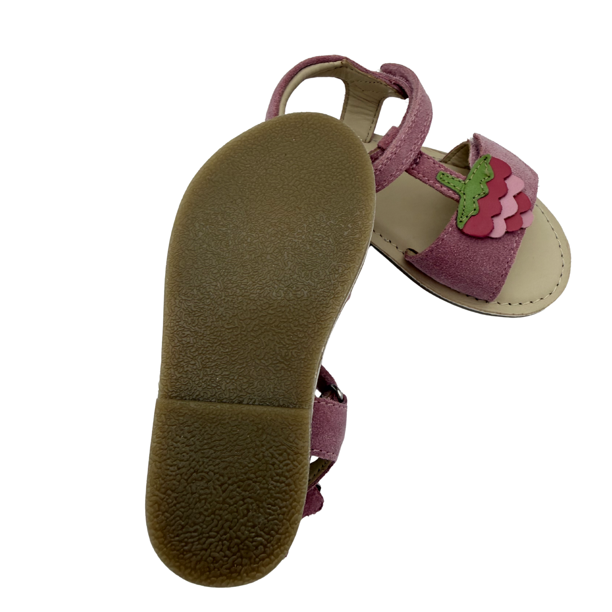 Sandales roses motif fraise — 25