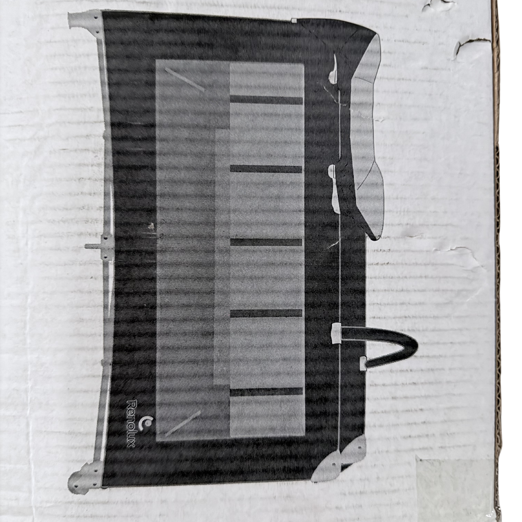 Lit parapluie avec plan à langer et arche de jeux — naissance à 3 ans