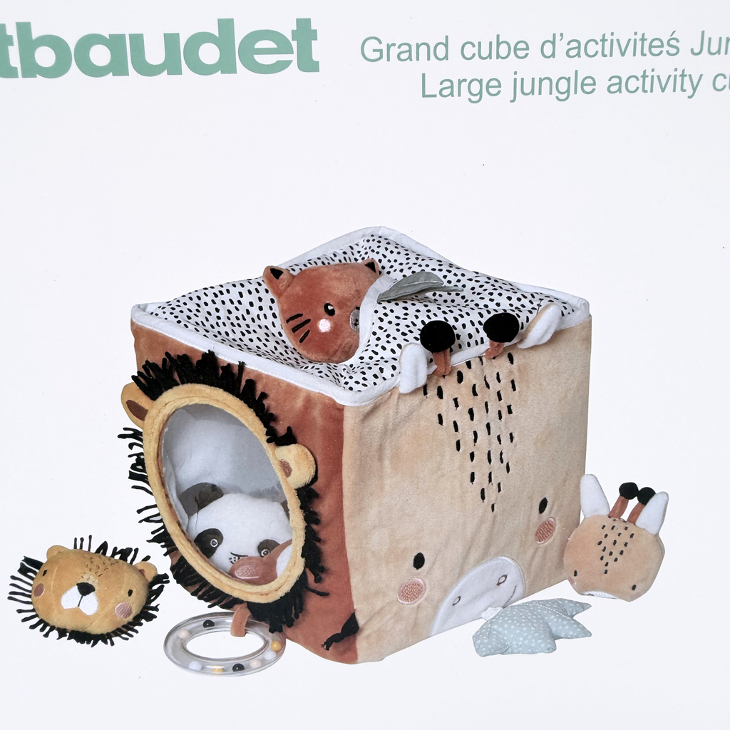 Cube d’activités jungle — multicolore