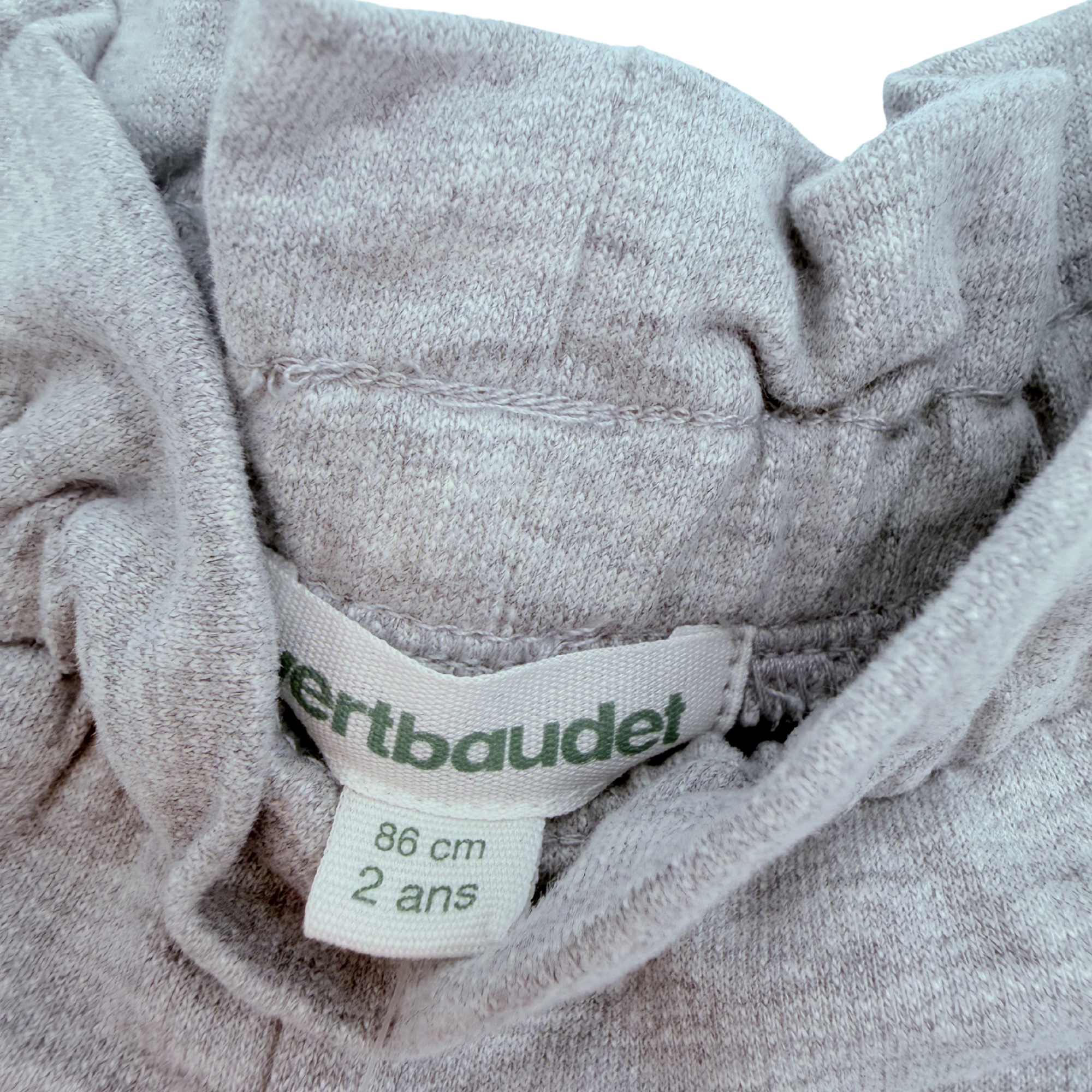 Lot de 2 shorts à volants violet et gris — 2 ans