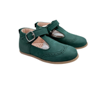 Babies premiers pas en cuir vert - 24