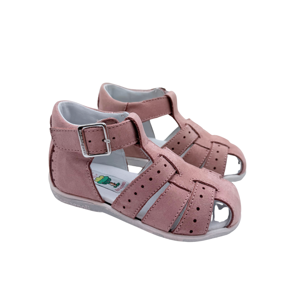 Sandales fermées vieux rose — 22