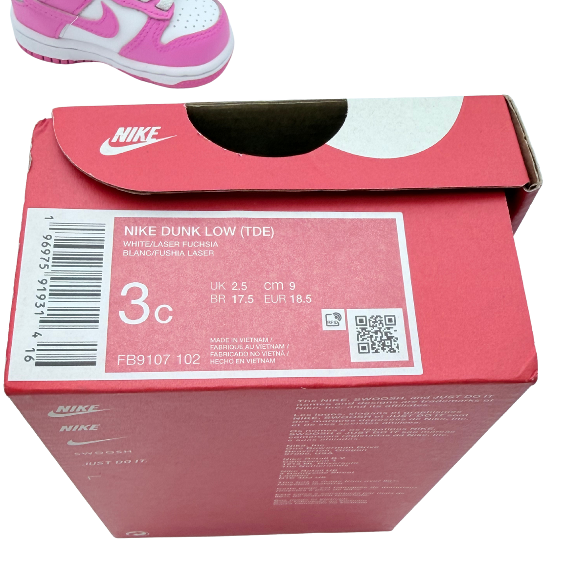 Baskets Dunk Low - 18,5