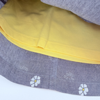 Ensemble robe fleurie et t-shirt jaune — 0-3 mois