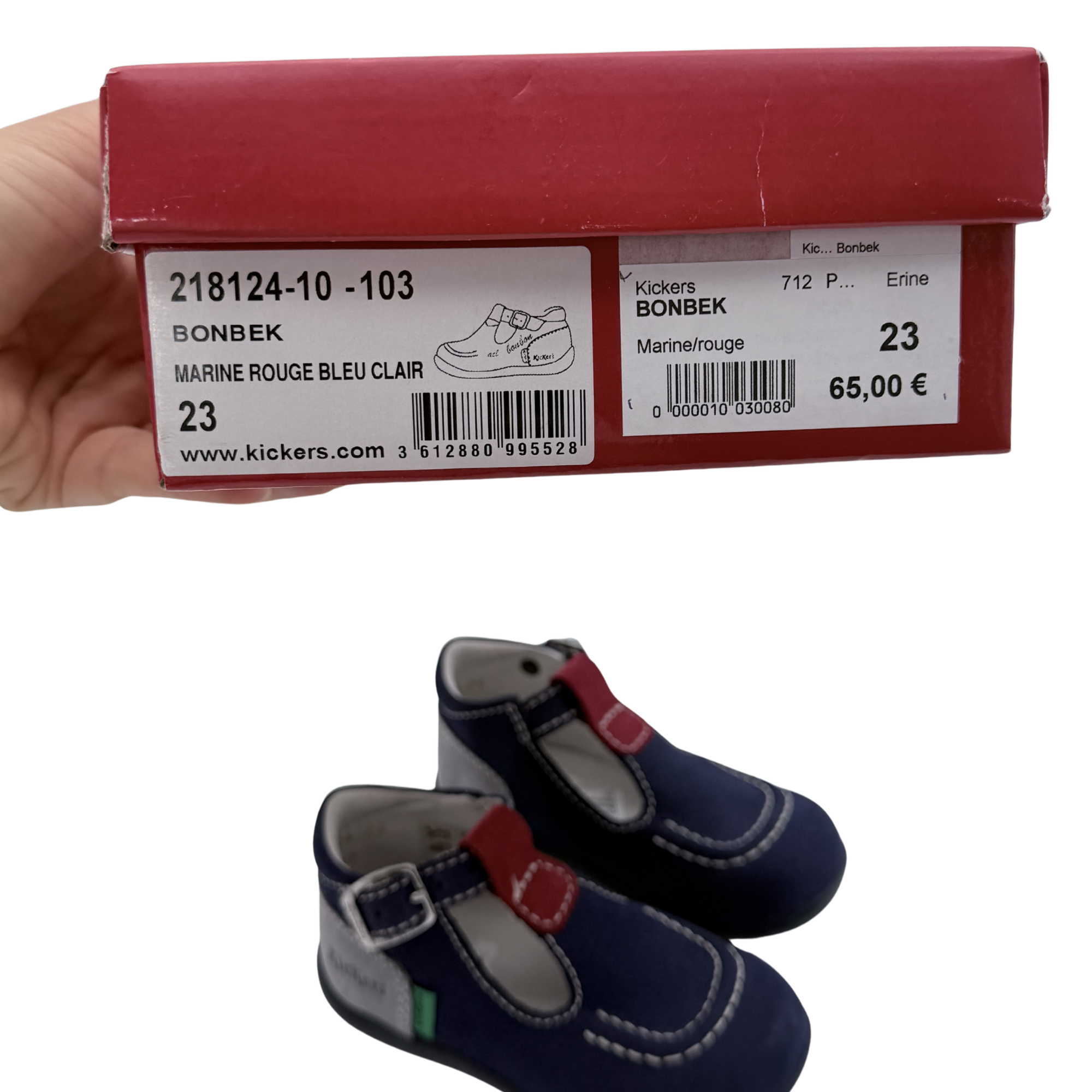 Babies bleu marine et rouge — 23