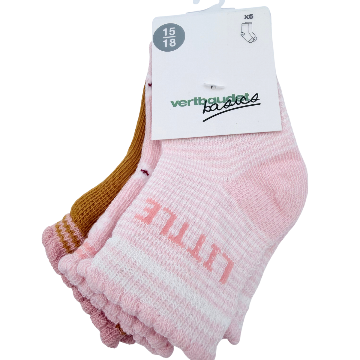 Lot de 5 paires de chaussettes – 15-18