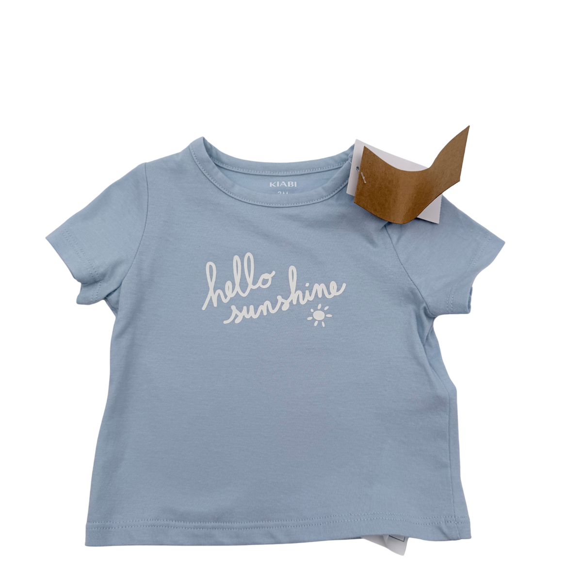 T-shirt bébé « Hello Sunshine » bleu - 3 mois