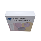 Pot de voyage pliable pour enfant — rose
