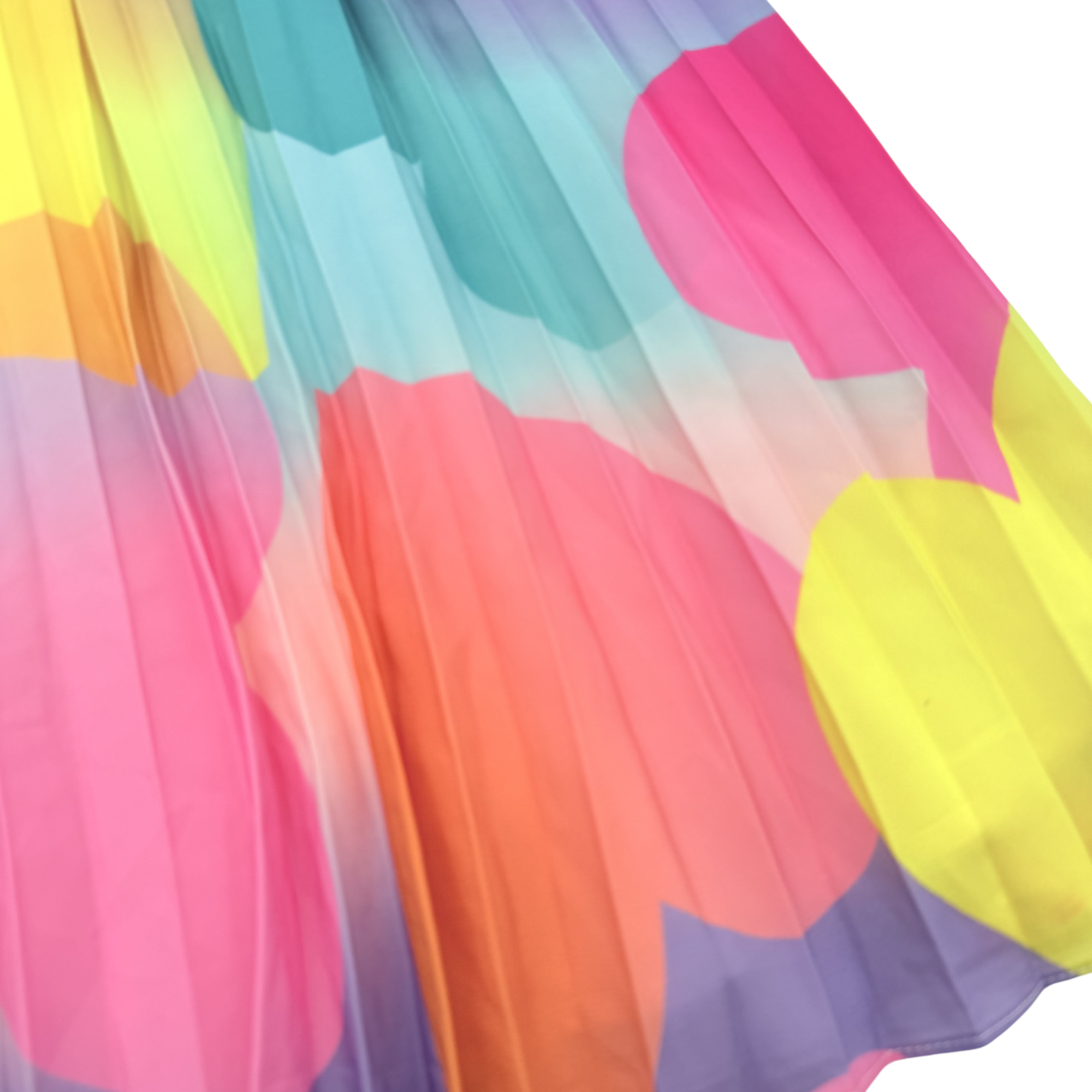 Robe plissée multicolore - 4 ans