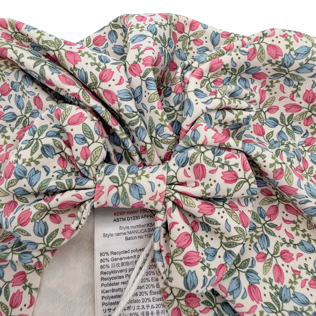 Turban de bain fleuri — 6-9 mois