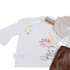 Lot de 2 pyjamas deux pièces en velours - 24 mois