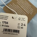 Pyjama cheval bleu ciel — 2-4 mois