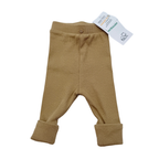 Legging moutarde en maille côtelée - naissance