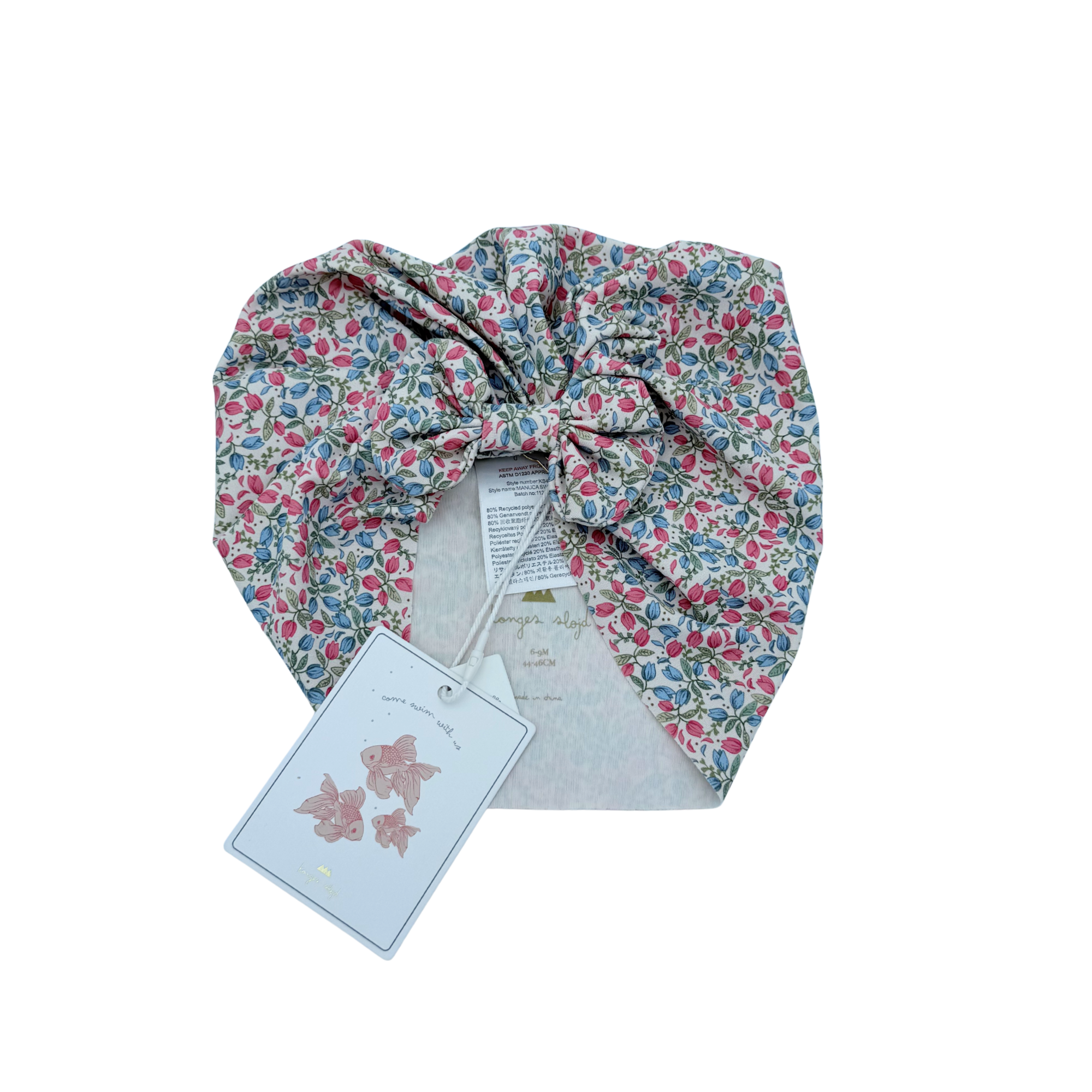 Turban de bain fleuri — 6-9 mois