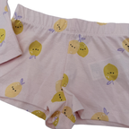 Pyjama rose pâle imprimé citrons — 12 mois