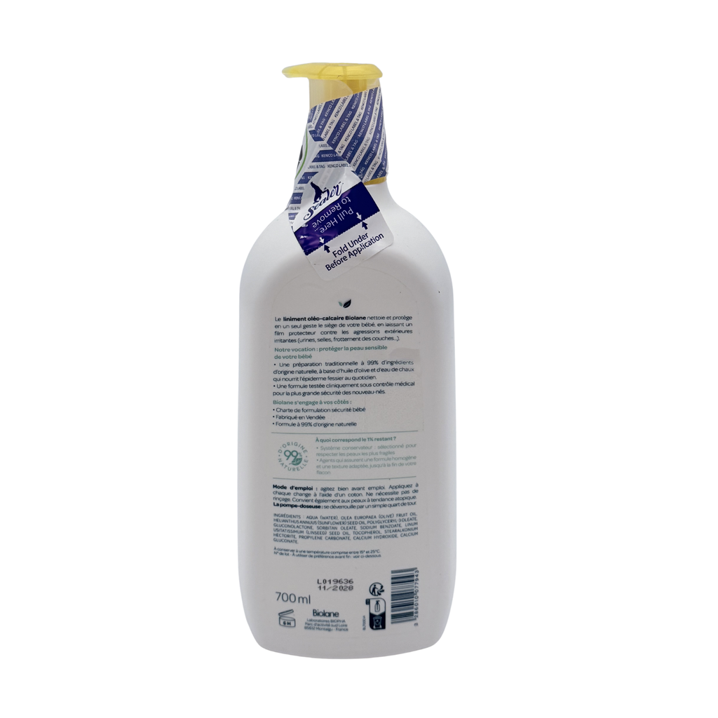 Liniment oléo-calcaire à l’huile d’olive — 700 ml
